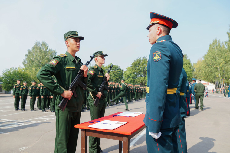 Поступление в военный университет имени князя Александра Невского.